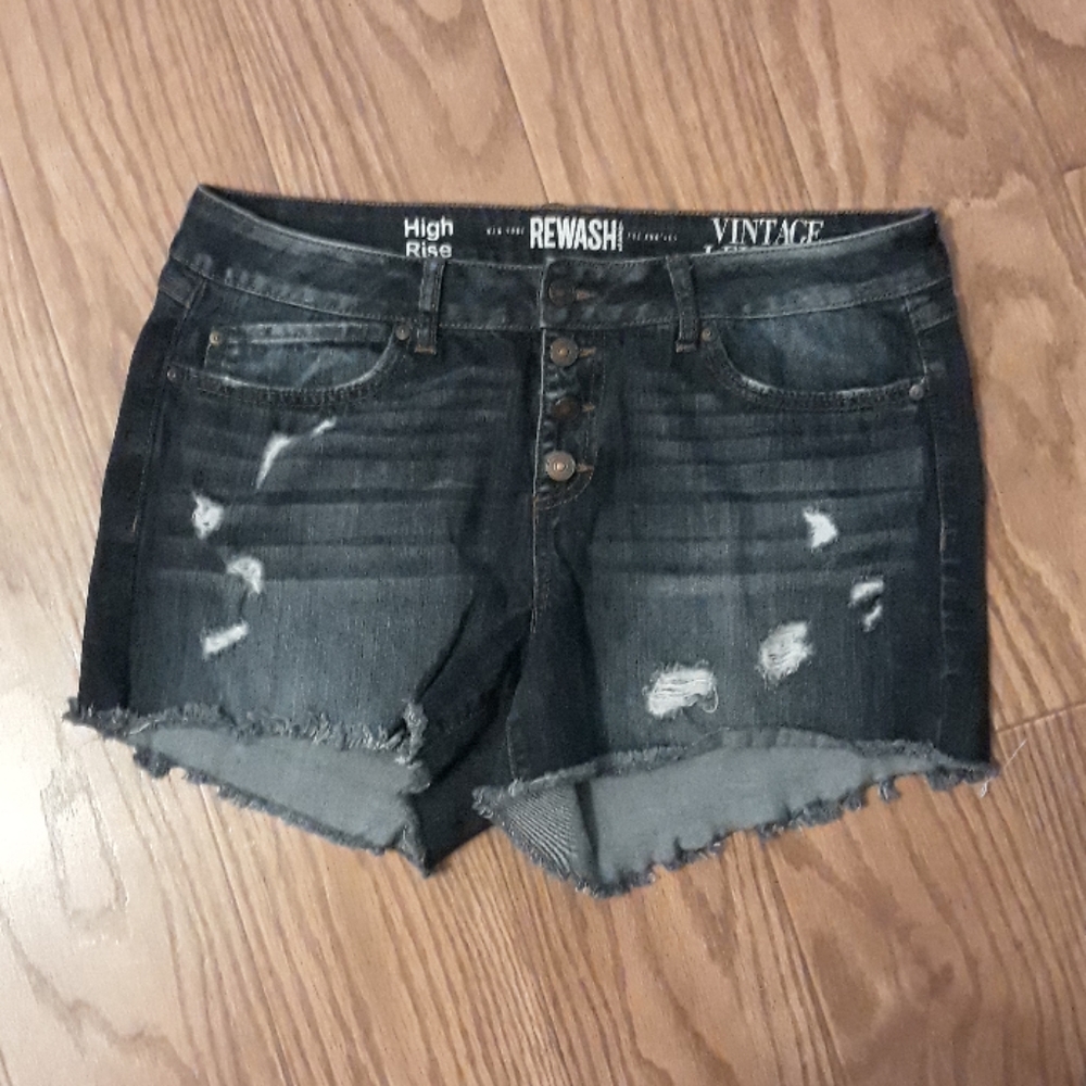 Vintage Reunion high rise jean shorts